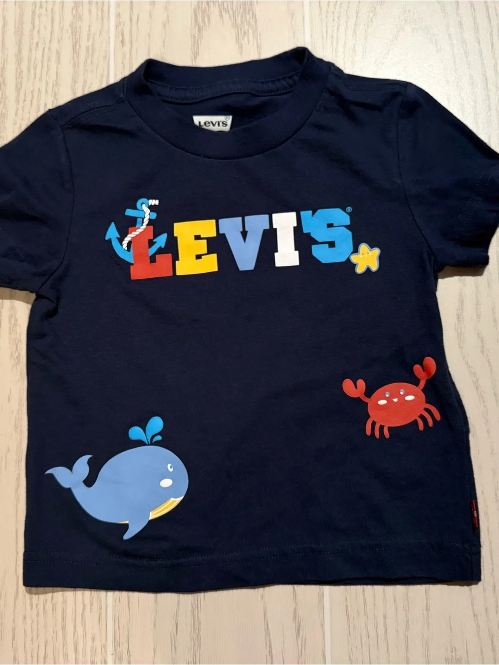 Levi’s Buzzer Beater Toddler Boys 2T Graphic Shirt & Shorts Outfit Bundle